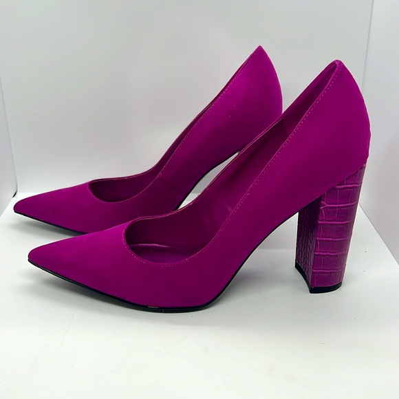 Sexy Purple High Heel Pumps By Nine West. Size 12. - Picture 2 of 8